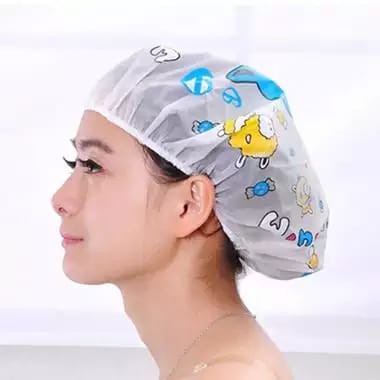 Vinztstore - Shower Cap Karakter / Topi Mandi / Topi Keramas / Pelindung Rambut