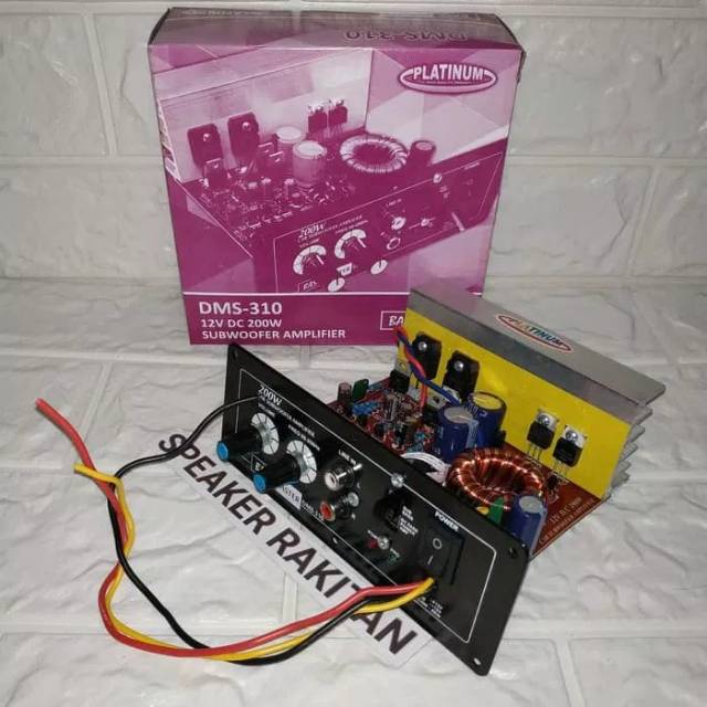 Kit Power subwoofer Mobil 12V 200Watt DMS-310