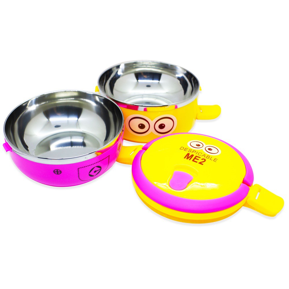 Lunch Box Rantang Susun 2 Stainless Steel - Karakter