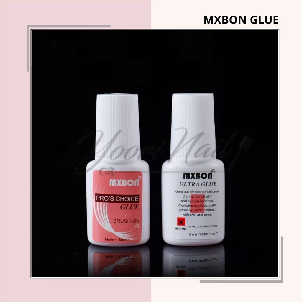 Nail glue MXBON ORI lem kuku palsu nail art glue mxbon original lem kupal