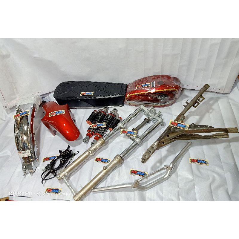 PAKET BODY SET CB100 CB125 SET SAMBUNGAN RANGKA TATANAN