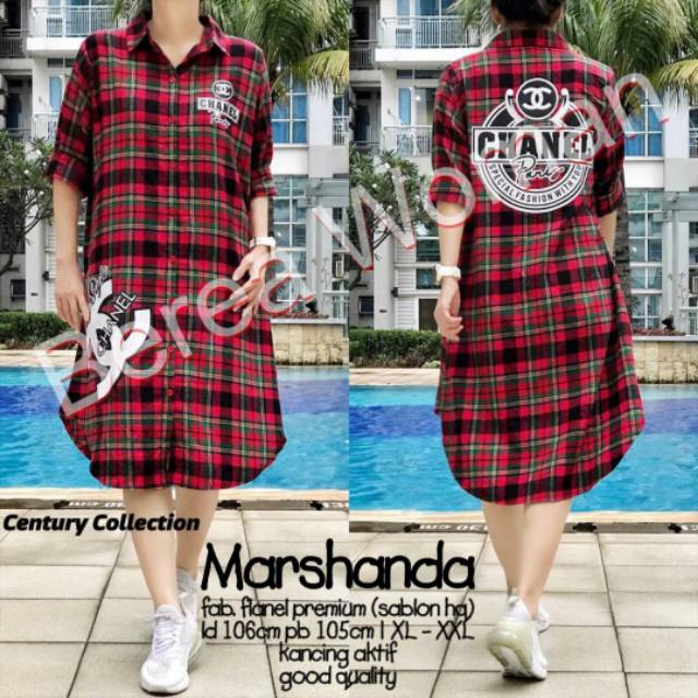 MAESHANDA TUNIK FLANEL by CENTURY COLLECTION