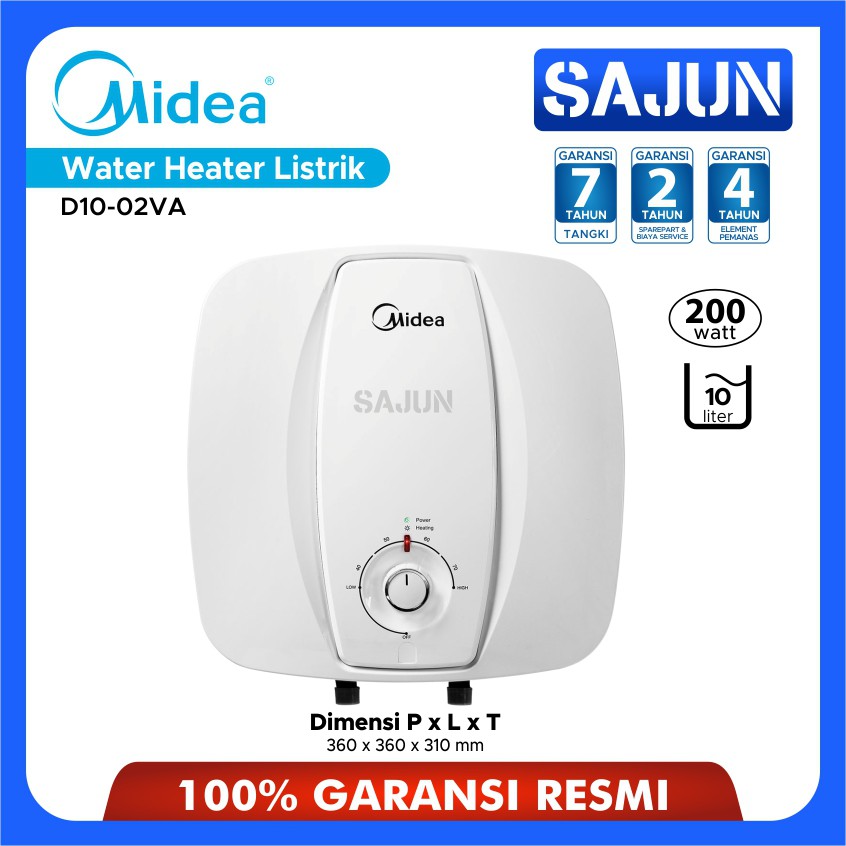 Midea D10-02VA Water Heater 10 Liter - Pemanas Air Midea D1002VA