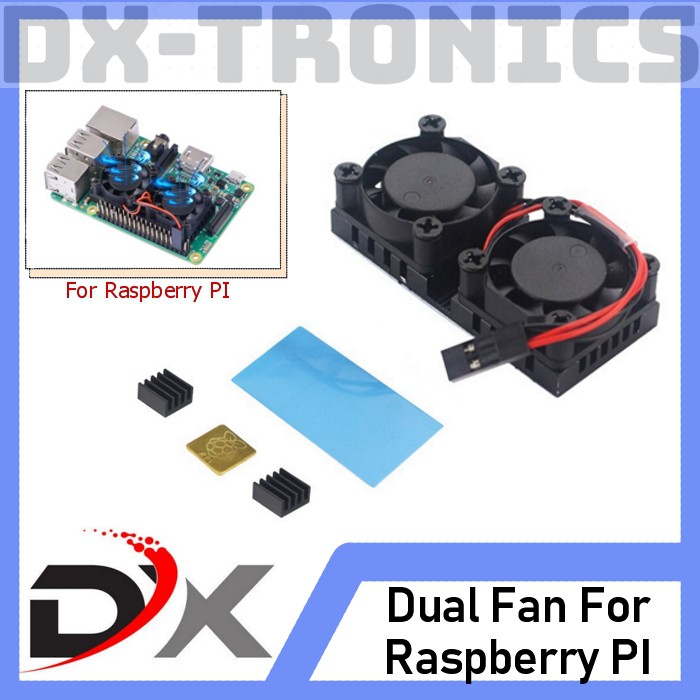 Dual Fan Raspberry PI