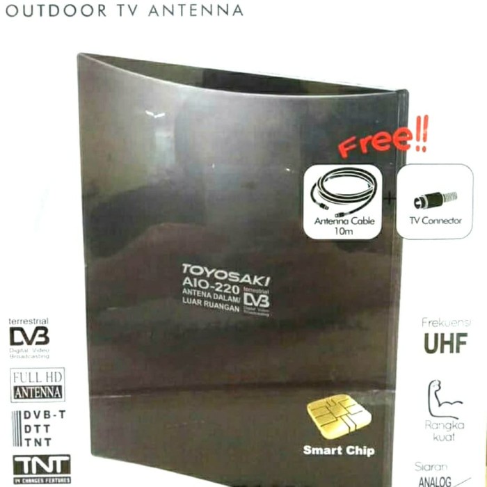 antena dalam indoor outdoor toyosaki digital tv lcd led