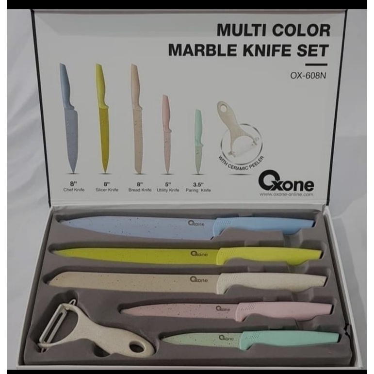 

OXONE KNIFE SET/PISAU SET MULTI COLOR OX-608N
