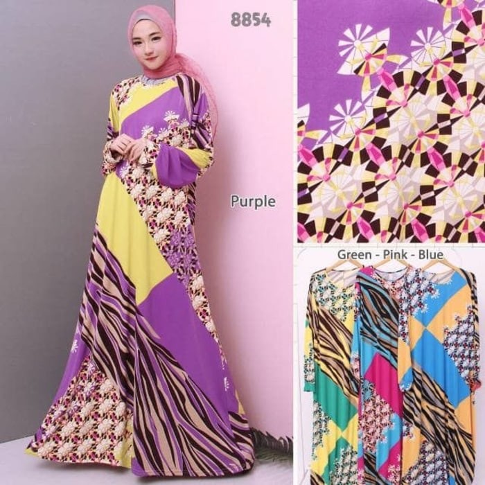 Baju Gamis Wanita Gamis Jersey Korea Muslim Termurah