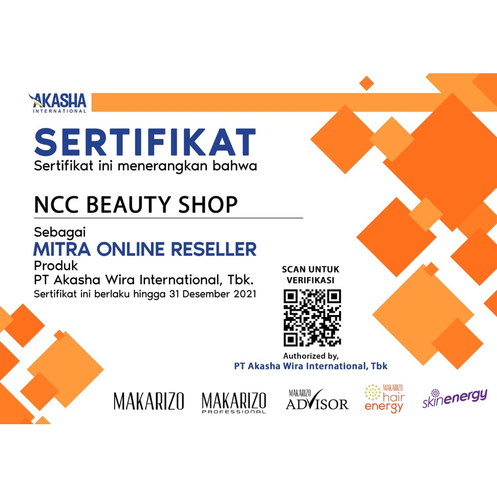 * NCC * Makarizo Advisor Hair Recovery Vita Max - Menutrisi Rambut Vitamax - Netto 8 ml