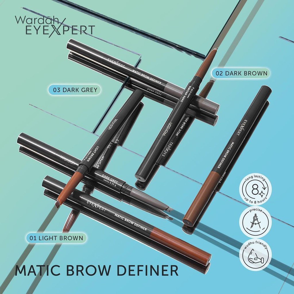 WARDAH EYEXPERT MATIC BROW DEFINER | EYEBROW MATIC PENSIL ALIS by AILIN