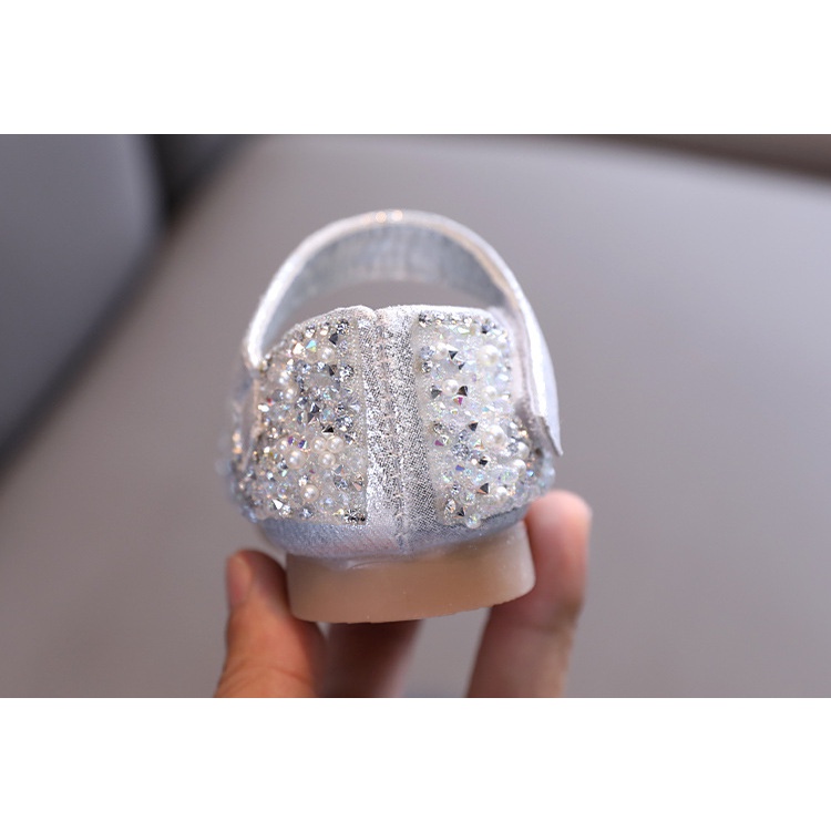 CG SH22-Sepatu Pesta Anak Perempuan Import Crystals