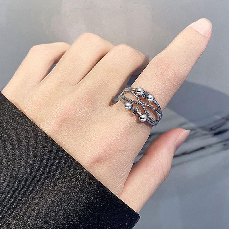 Mainan Fidget Ring Spiral Anti Stress Untuk Pria / Wanita