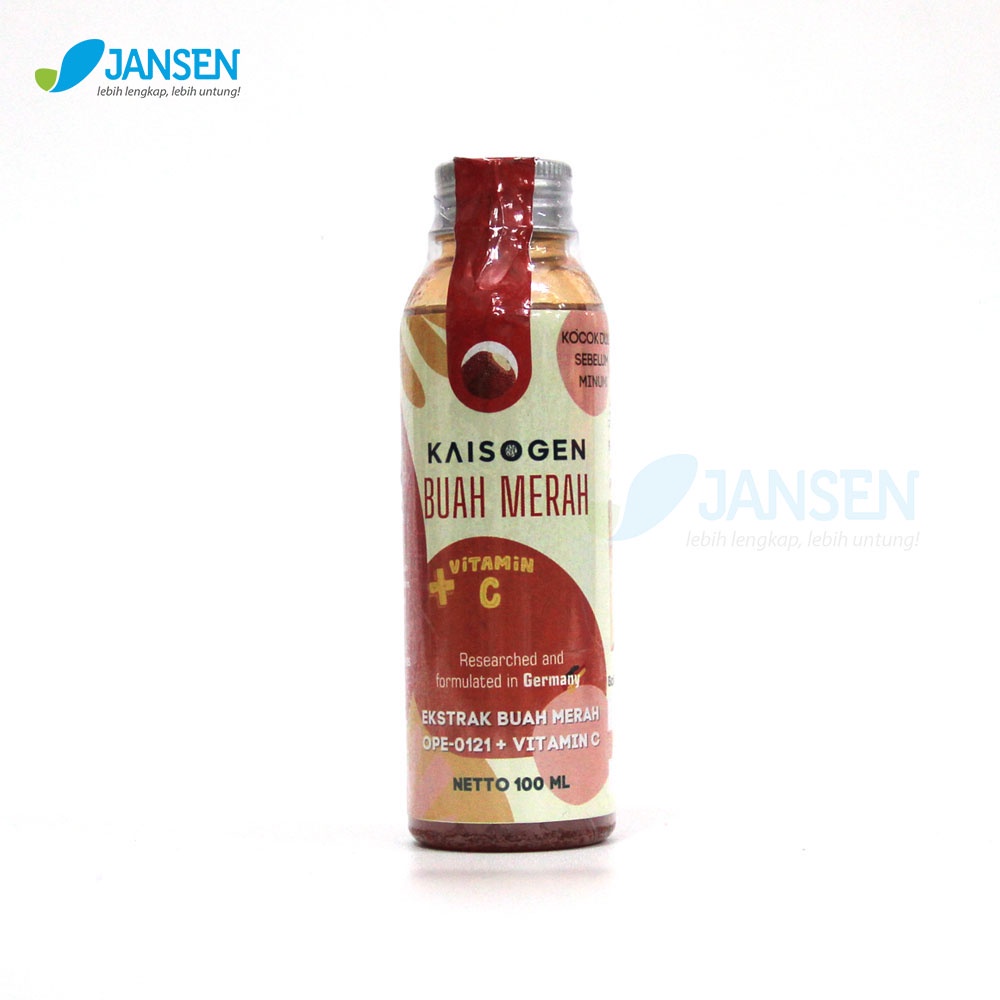 

Kaisogen Buah Merah 100 ML - Dengan Vitamin C