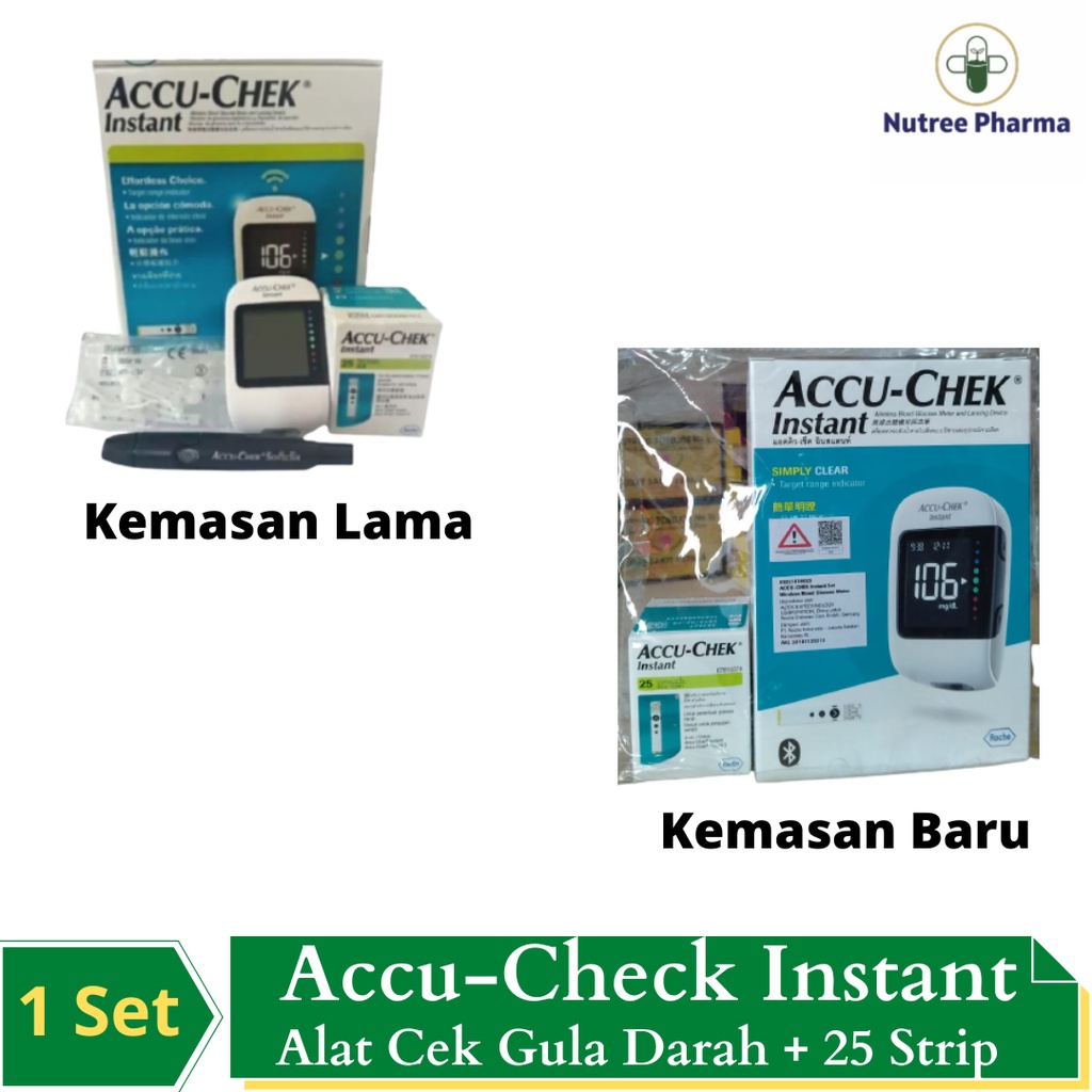 Jual Accu Check Instan Alat Accu Check Instant 25 Strip Alat Cek Gula