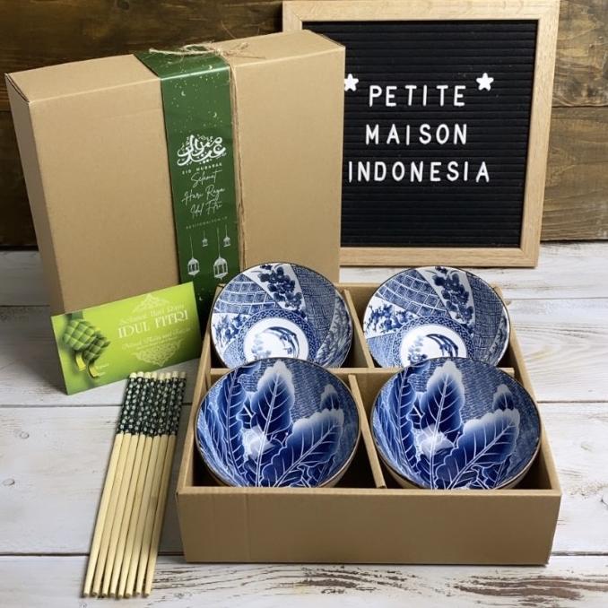 

Japanese Bowl set isi 4 Paket Mangkok Lebaran Idul Fitri Eid Hampers