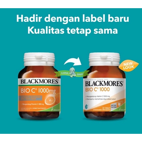 VITA32 VITAMIN C BLACKMORES BIO C 1000 MG ISI 30 PCS