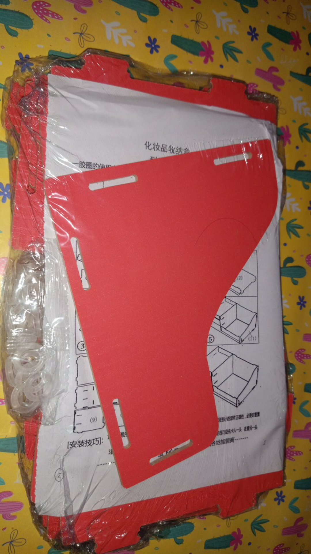 Rak Kosmetik Make Up Organizer Kotak / Wadah Tempat Meja Rias Makeup Serbaguna Multifungsi