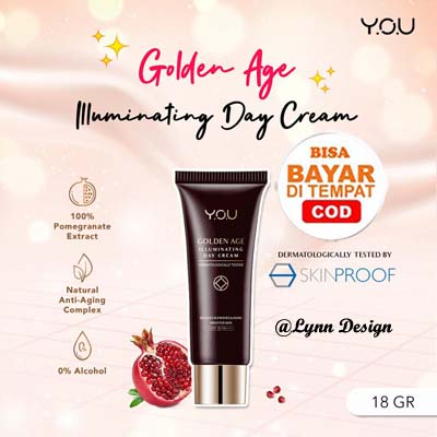 YOU Golden Age Illuminating Day Cream 18g [Total Radical Protection with SPF 30]