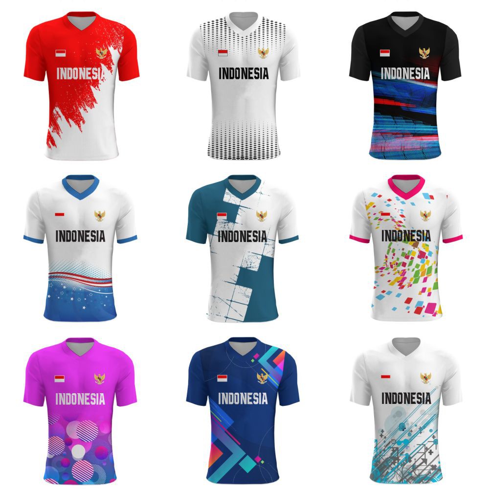  Baju  Kaos Jersey  Badminton  Bulutangkis Shopee Indonesia 