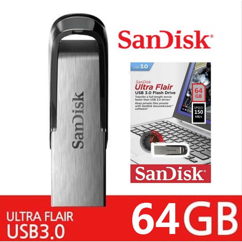 Sandisk Ultra Flair CZ73 64 GB 3.0