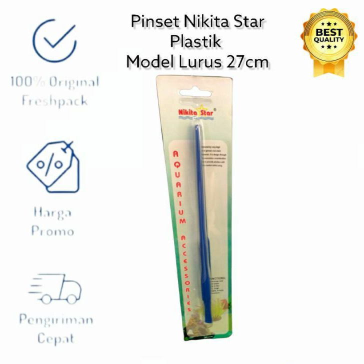 pinset lurus Nikita 27cm PLASTIK pinset aquascape 27 cm Nikita Star