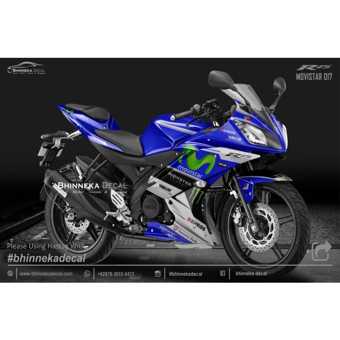 DECAL STIKER YAMAHA R15 V2 DESAIN MOVISTAR-008