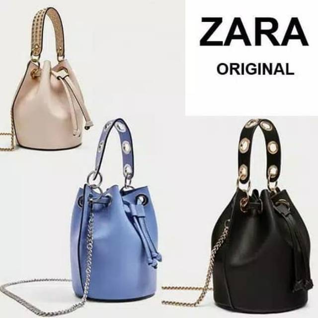 Tas zara original serut import mini bucked bag original 3308 handbag