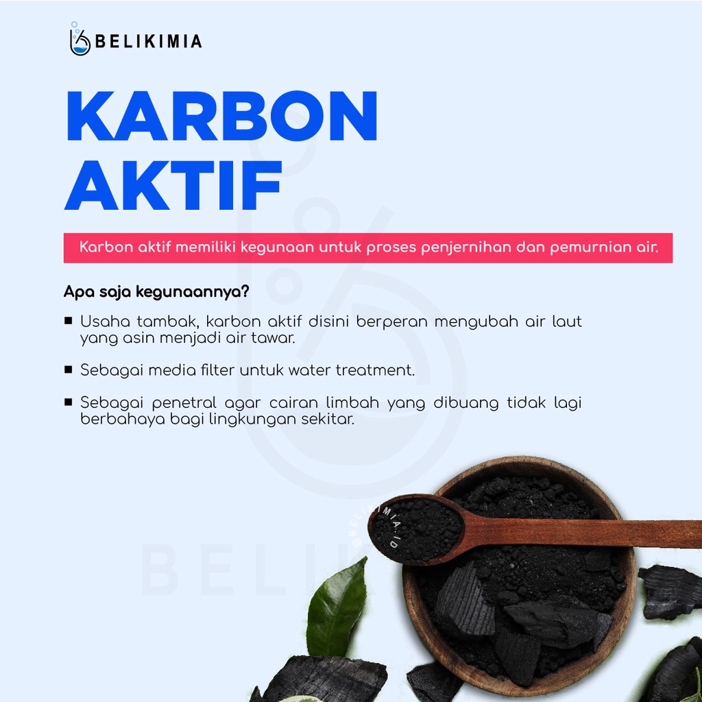 Karbon Aktif Filter / Carbon Active / Media Filter Air 20 Kg