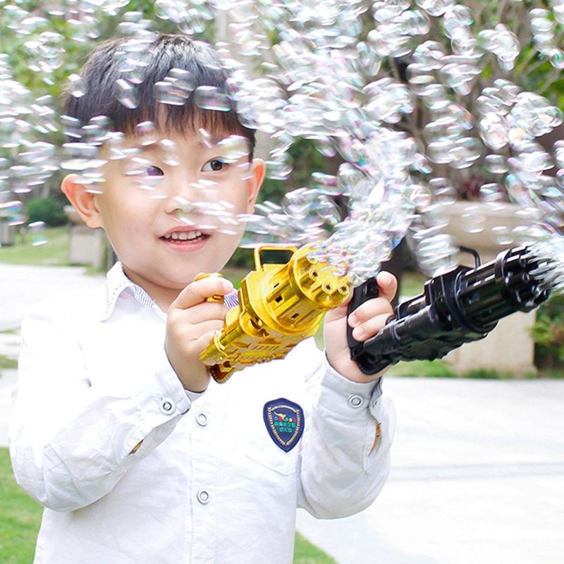 READY COD MAINAN PISTOL  BUBBLE GUN / MAINAN TEMBAKAN GELOMBANG BUBBLE  ELEKTRIK TREND TIKTOK VIRAL