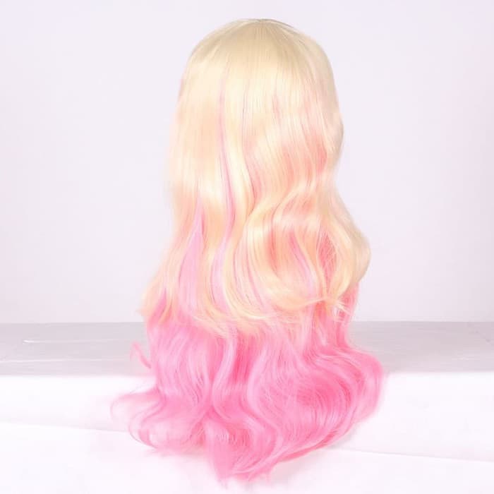 LOL-08 wig rambut palsu lolita cosplay harajuku daily two tone