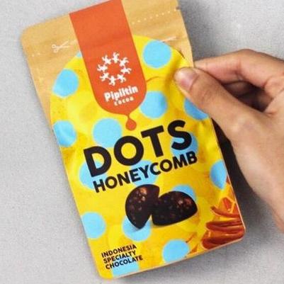 

✨COD✨ Pipiltin Cocoa Cemilan Snack Coklat - Chocolate Dots Honey Comb !!