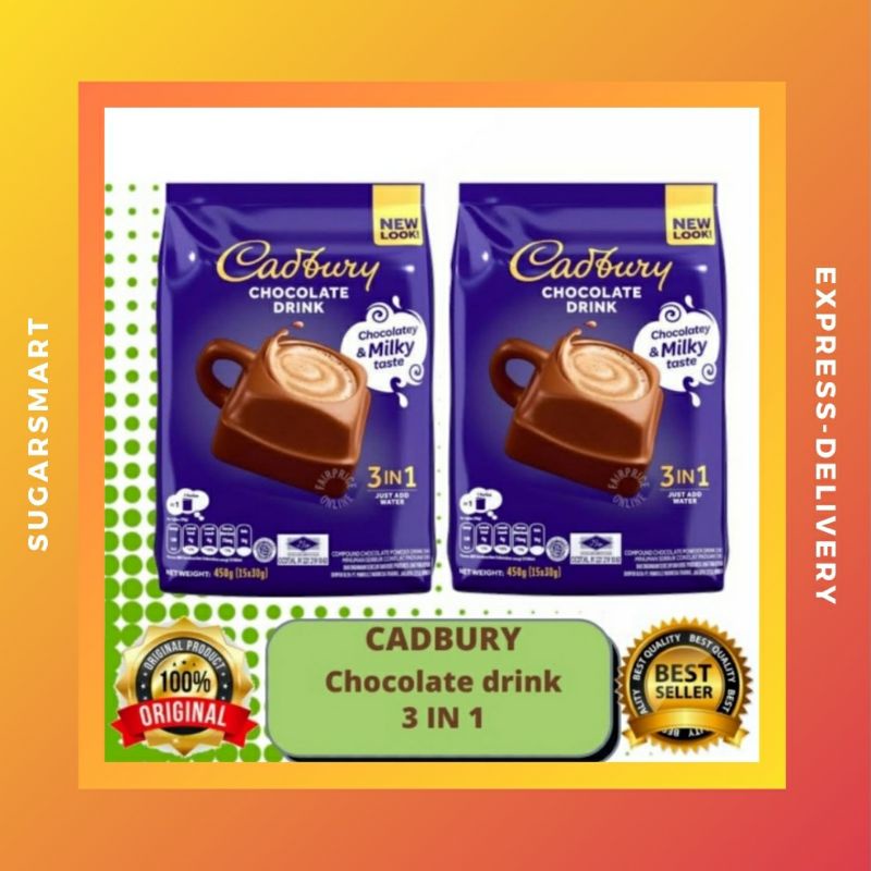 Cadbury Chocolate Drink 3in1 (15x30gr)