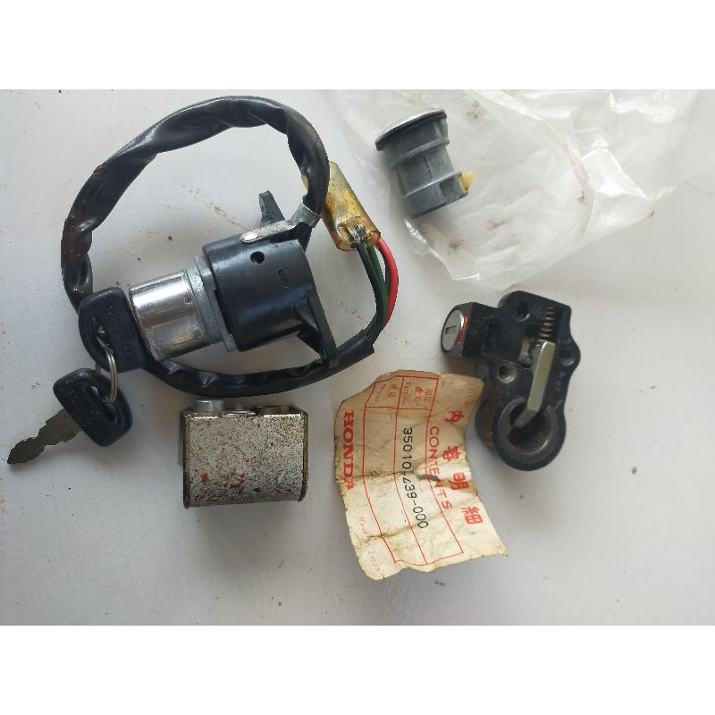 kunci set Honda gl100 gl125 tahun tua spido bulat asli ori original