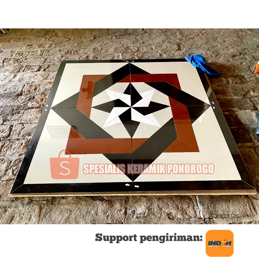 granite 60x60 motif 3D