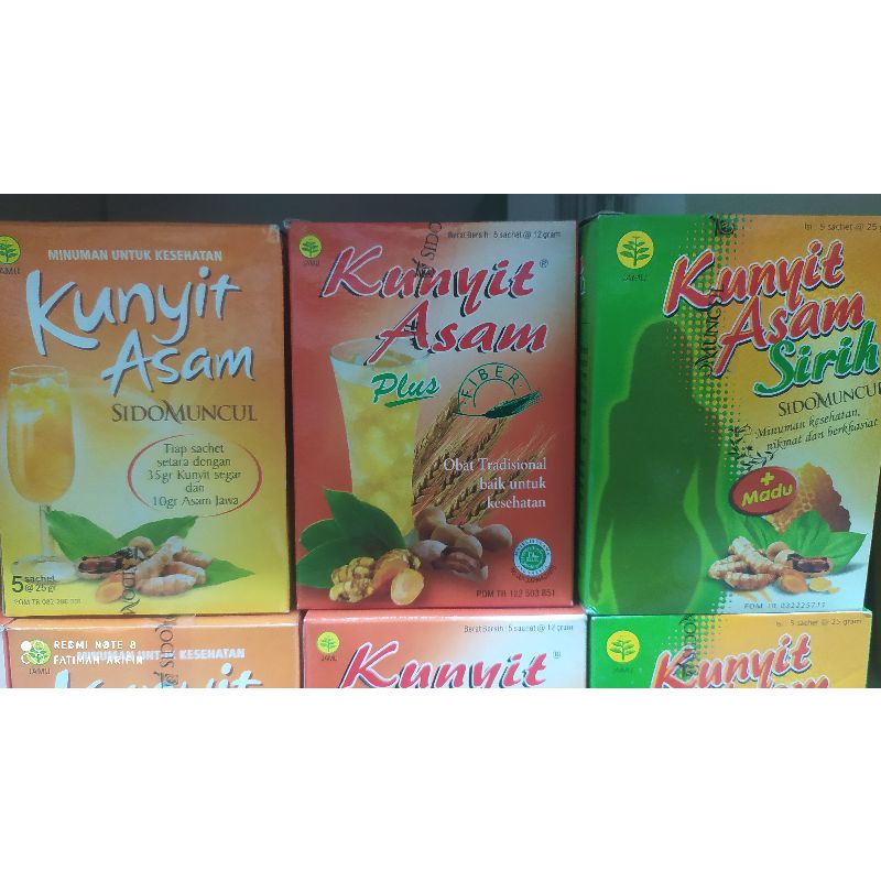 

Kunyit Asam/Kunyit Asam Fiber/Kunyit Asam Sirih box 5×25 gr