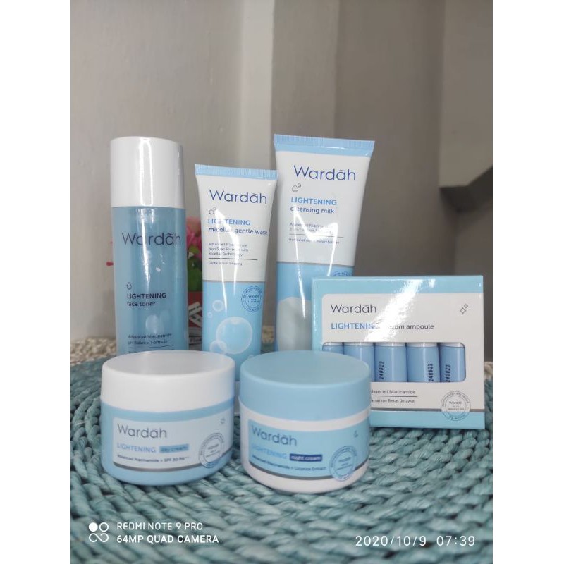 Paket wardah lightning cream