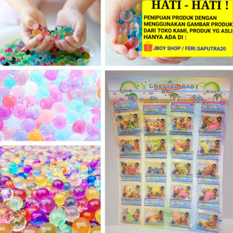 MAINAN HIDROGEL / BOLA RENDEM / BOLA RENDAM / BOLA AIR / MAINAN BOBA