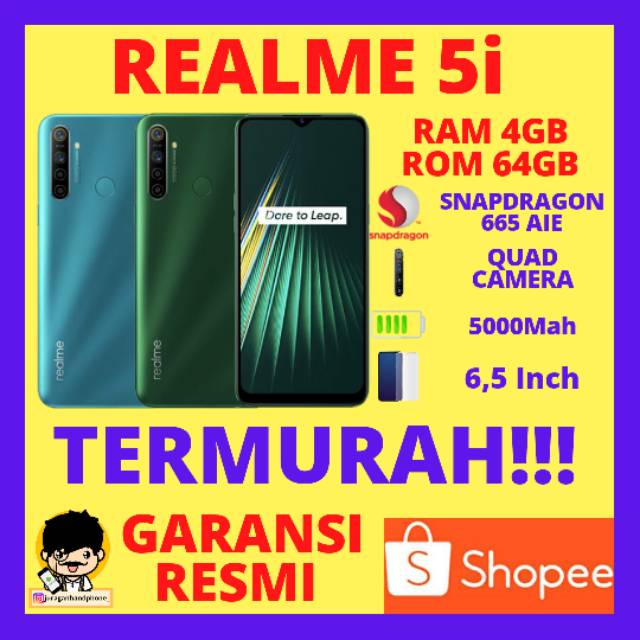    REALME Realmi Rilmi 5i Ram 4/64 Garansi Resmi Indonesia 1