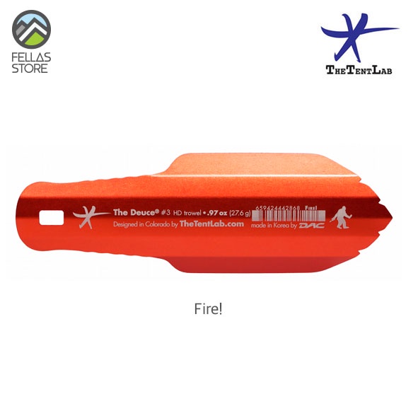 The Deuce #3 Fire - Lightweight Toilet Trowel / Spade