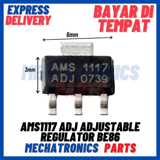 [ICS-9017] AMS1117 ADJ ADJUSTABLE REGULATOR BE86