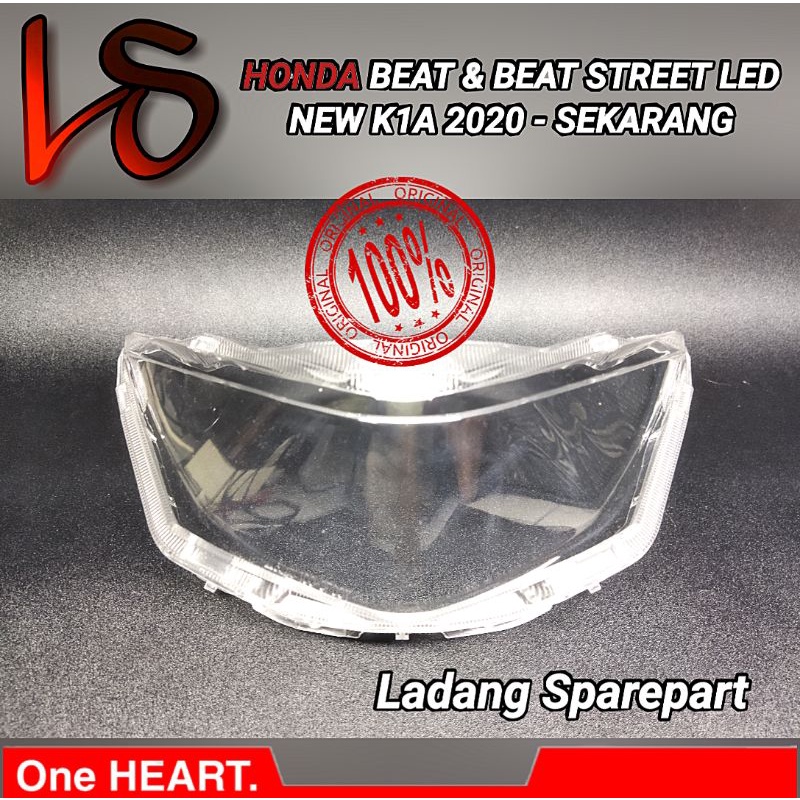 Mika Kaca Lampu depan Beat & Beat Street New Eco K1A 2020 2021 Original