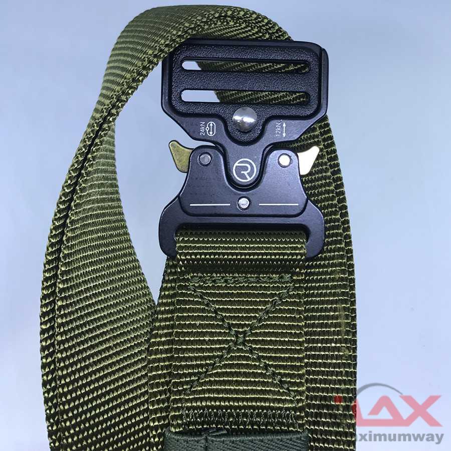 Ikat Pinggang Pria Nylon Canvas Gesper Tactical Army Military Sabuk Anti Metal Detector Rhodey Tali Ikat Pinggang Canvas Military Tactical 125cm sabuk tali gesper Ikat Pinggang Pria Canvas Tactical Military Belt Sabuk Pria cowok boy