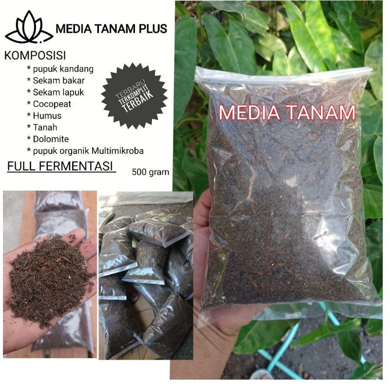 Jual Media Tanam Siap Pakai Sudah Plus Pupuk Organik Metan Komplit Bisa Untuk Aglonema Sayuran