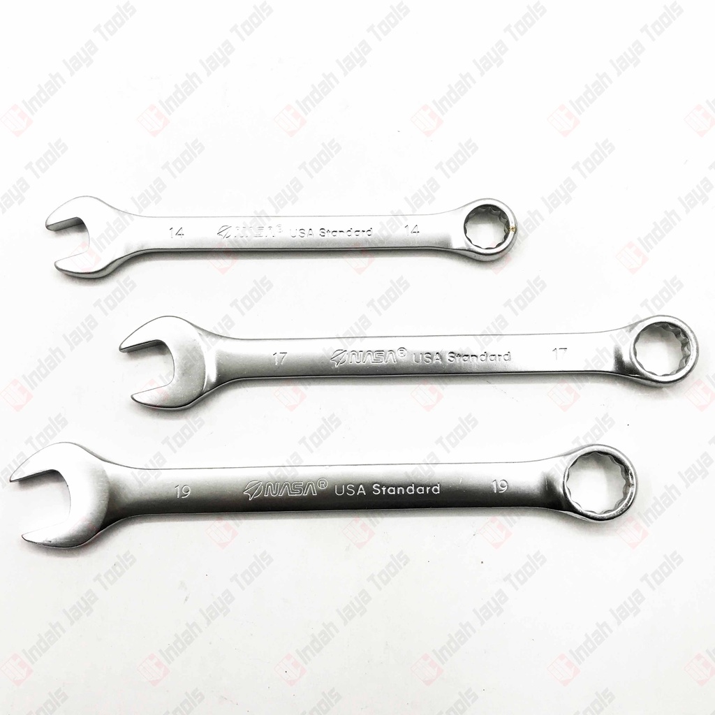 NASA Kunci RING PAS 14 15 16 17 18 19 mm SATUAN Combination Wrench