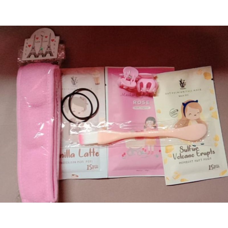 BPOM MASKER WAJAH ORGANIK 1 PAKET LENGKAP GIFT BOX