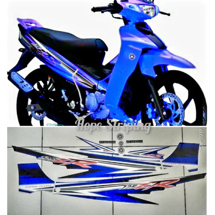 Striping Yamaha 125zr Biru