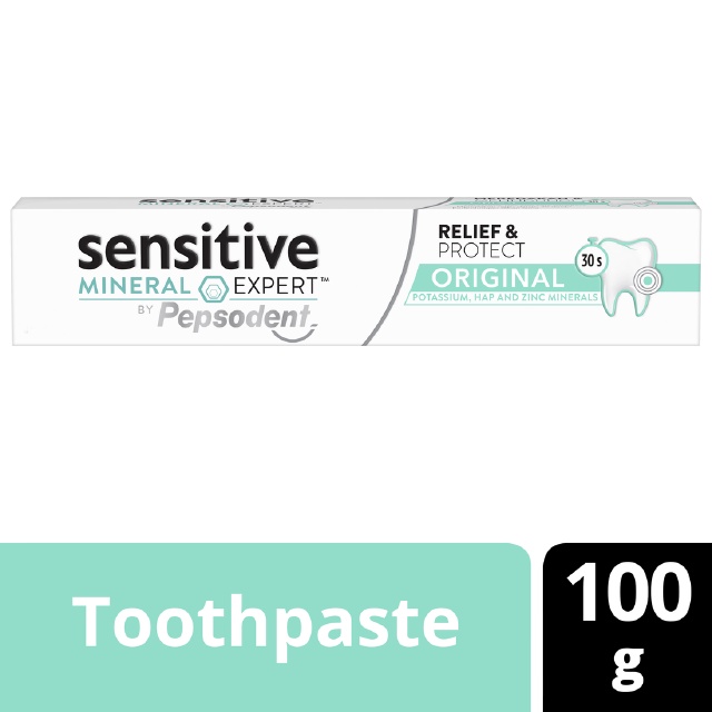 Odol Pepsodent Sensitive Mineral Expert Pasta Gigi Original Pasta Gigi Sensitive 100G