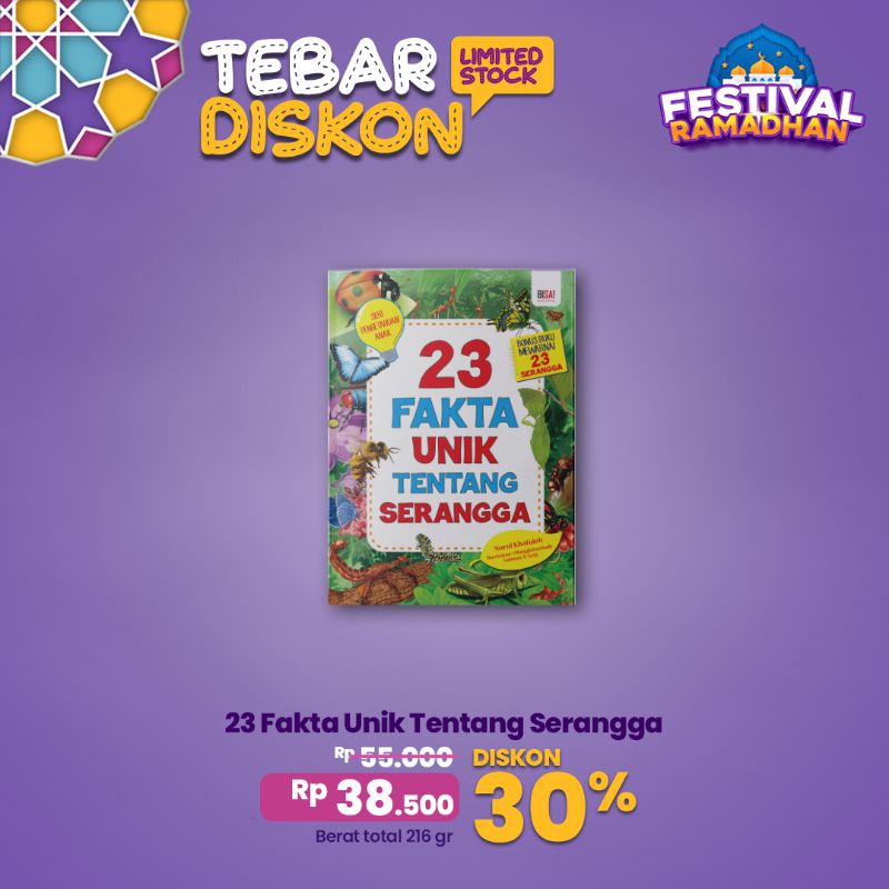 Buku 23 Fakta Unik Tentang Serangga