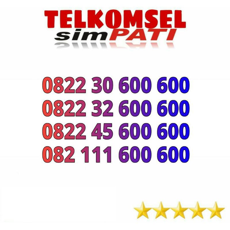 nomor cantik telkomsel simpati 600 600