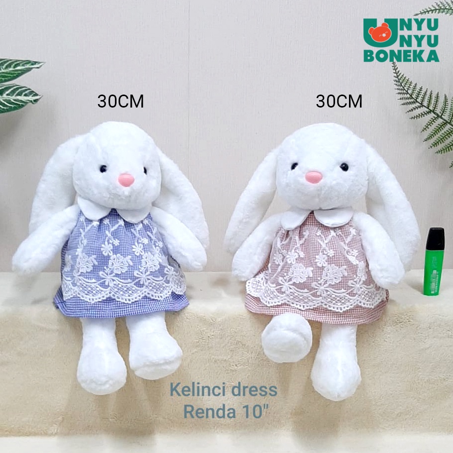 boneka kelinci bunny dress animal telinga panjang bahan import