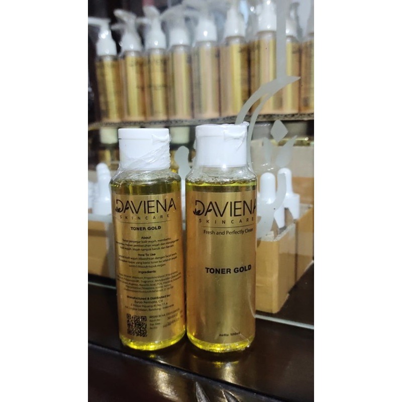 TONER GOLD SERIES || AGEN RESMI DAVIENA SKINCARE BANDUNG